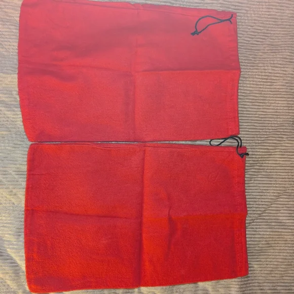 *SOLD* Christian Louboutin Vibrant Red Dust Bags - Picture 2 of 2